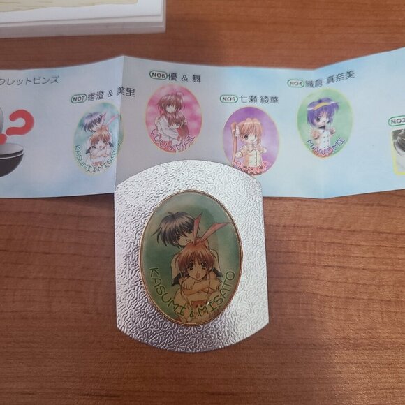 Vintage Sentimental Graffiti Anime Pin Set - Character - SEGA NEC - Video Game - Picture 4 of 5